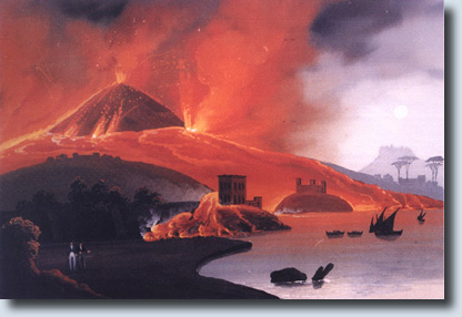 Click for Paintings Depicting Vesuvius Erupting